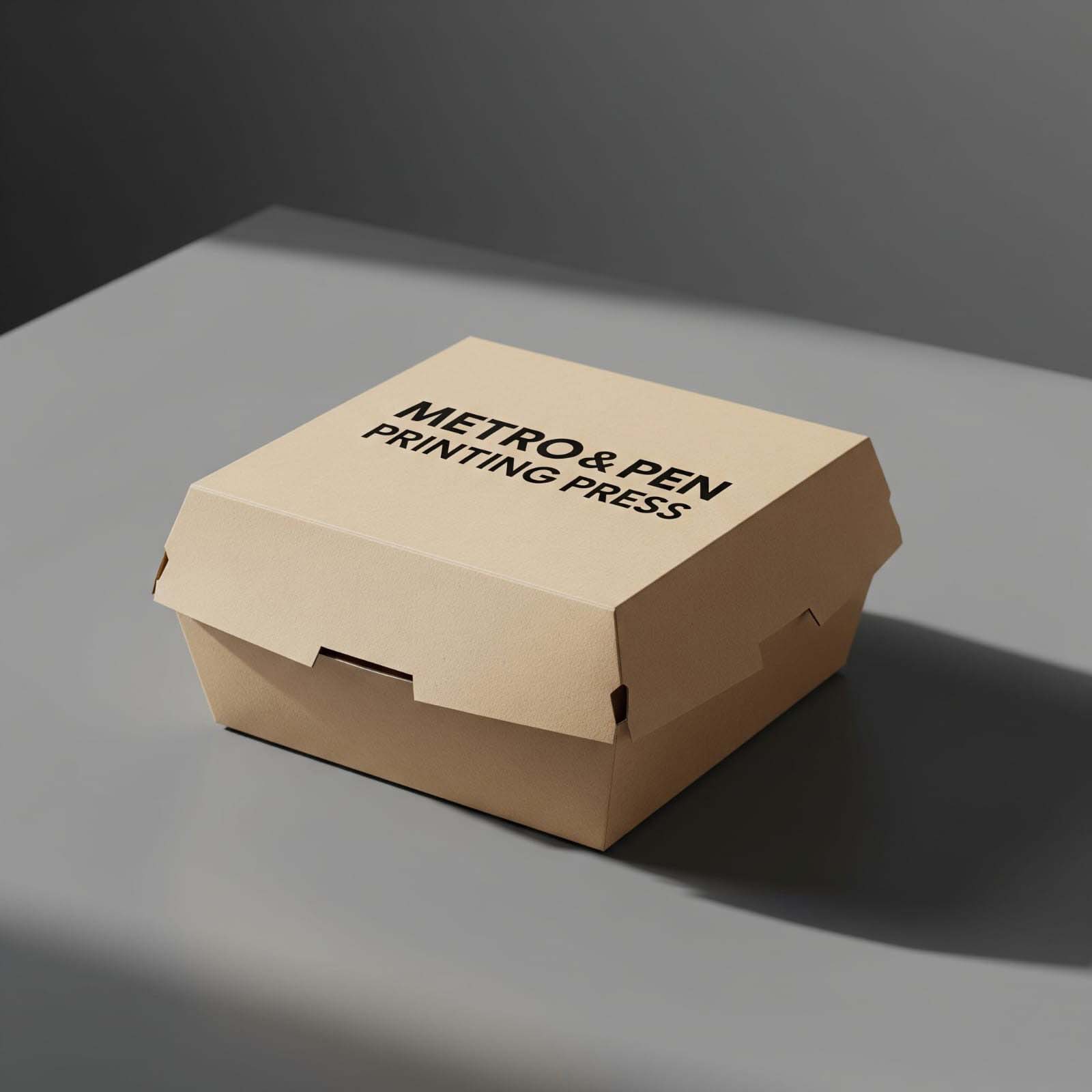 Grease-resistant burger box for restaurants and takeaways UAE